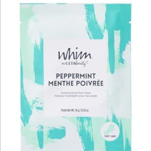 WHIM by Ulta Beauty Peppermint Moisturizing Foot Mask NWT